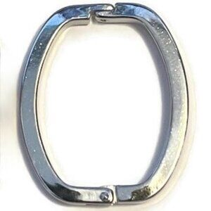 $1 Add-On Silver Tone Necklace Shortener Twister Clasp 21mm x 21mm (1pc)